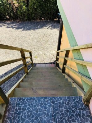 Standard Apartment, Balcony, Partial Sea View | Property grounds - Cabañas Piedra Grande (Pichilemu)