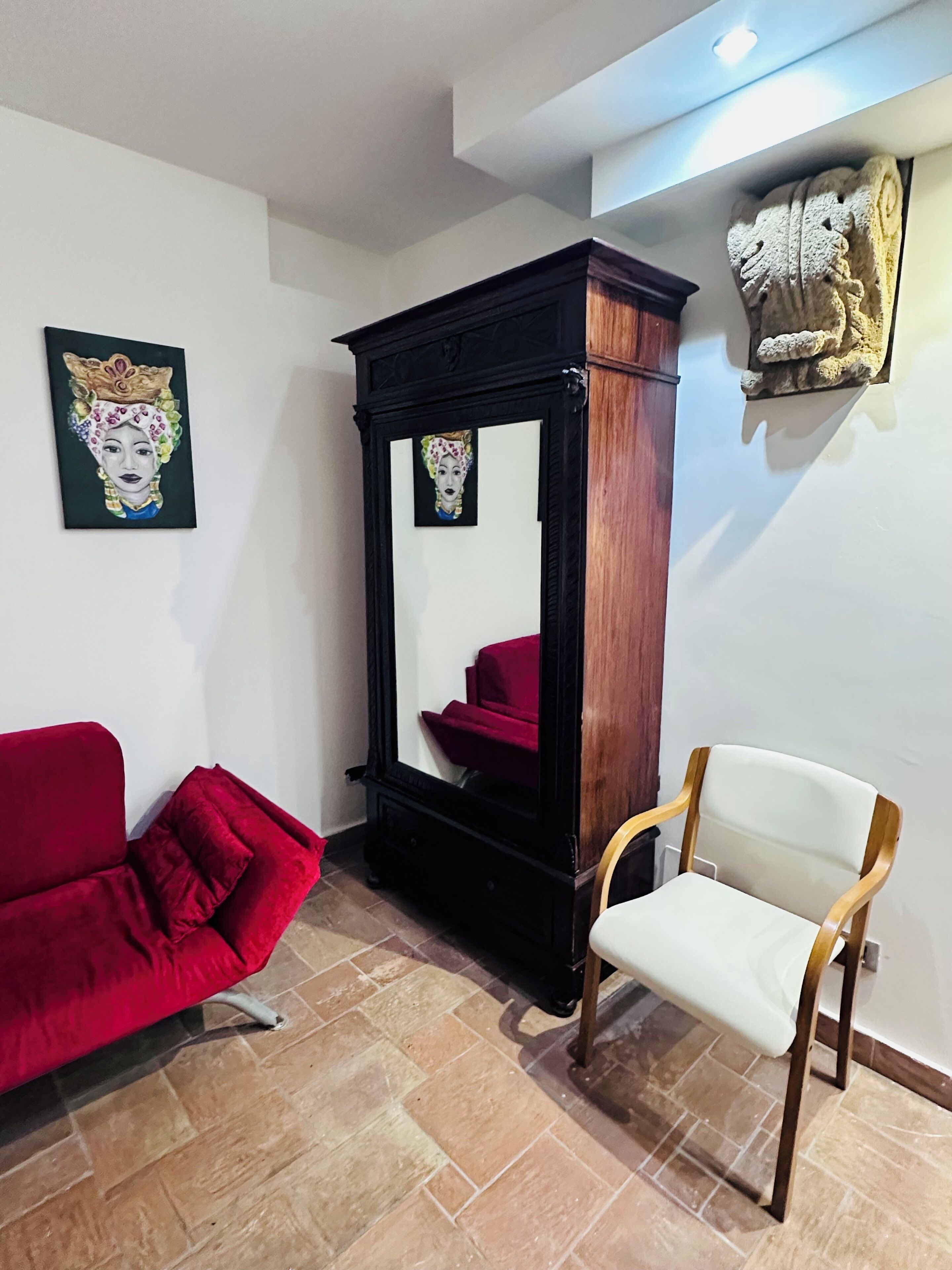 Family Quadruple Room, Private Bathroom | Living area