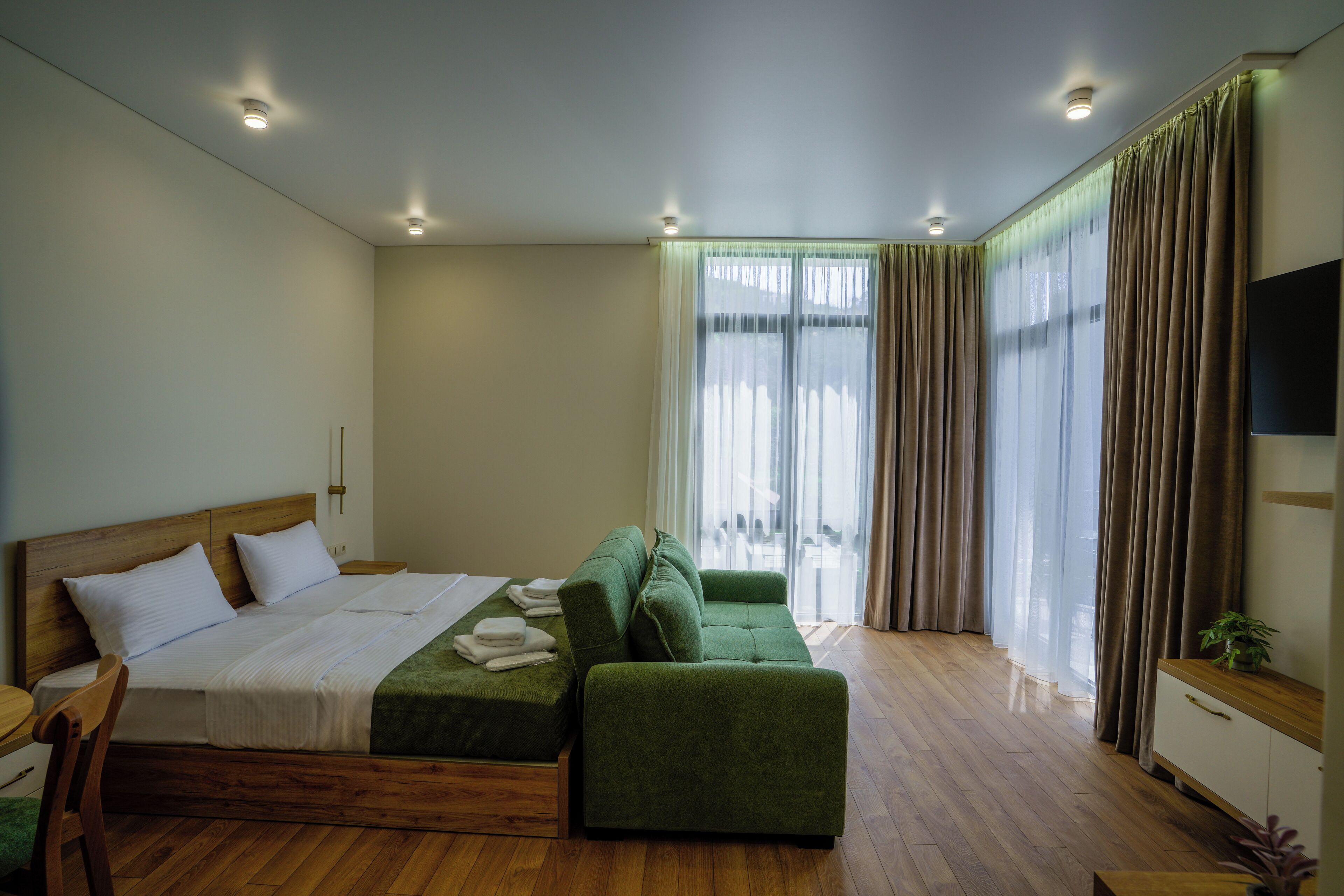 Superior-Studio, Balkon, Bergblick