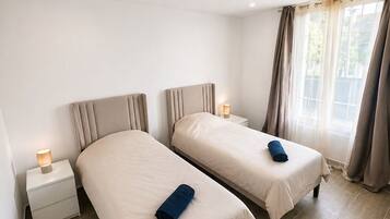 2 chambres, fer et planche Ă repasser, Wi-Fi, draps fournis