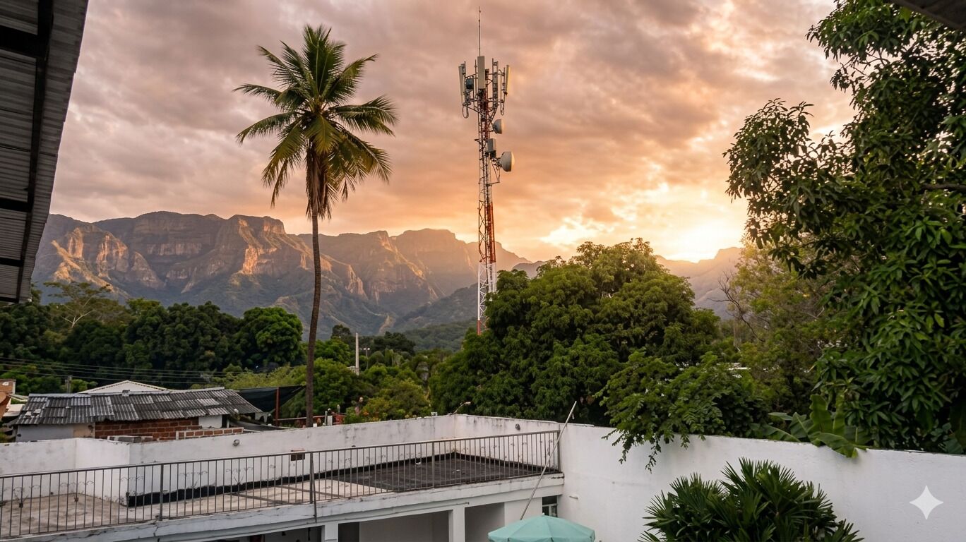 Vista desde la propiedad