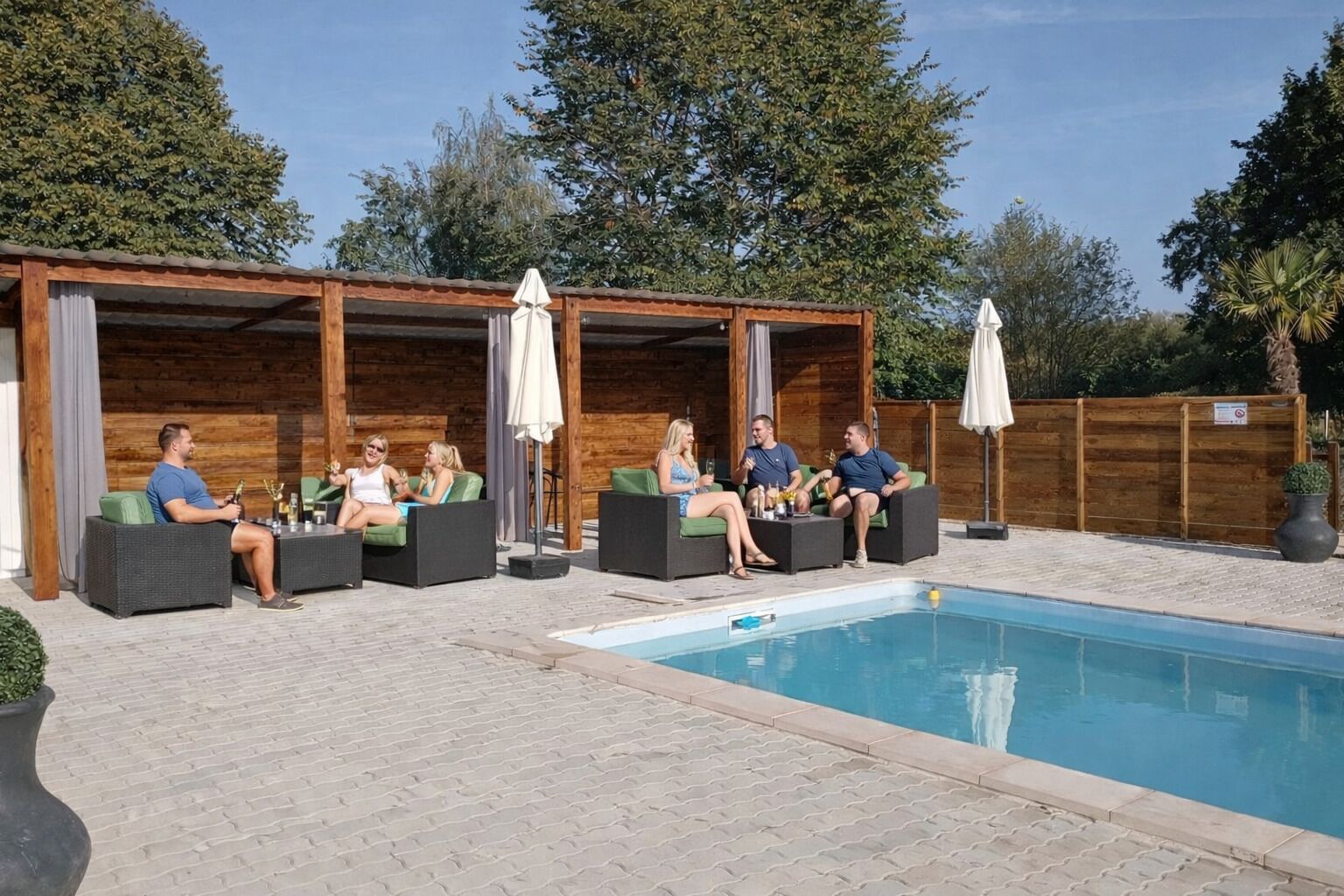 Seasonal outdoor pool