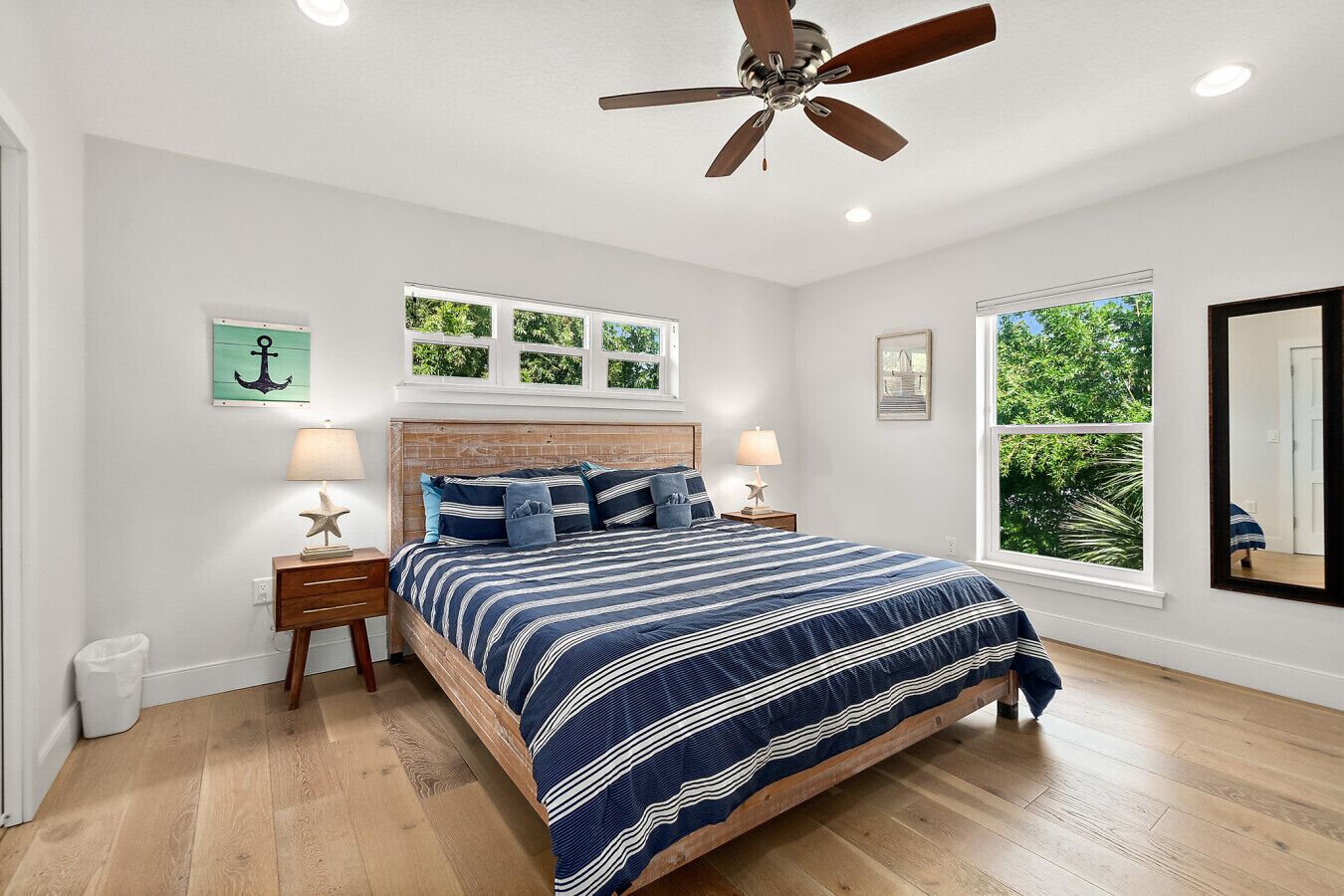 3 bedrooms, iron/ironing board, travel cot, WiFi