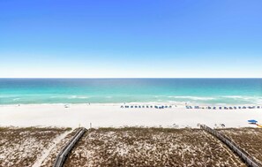 On the beach - Fully remodeled ocean front condo with views, pool (Navarre)