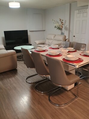 Dining - Ajax Newly Furnished Spacious & Bright 2 beds. basement apart. w/t own laundry (Ajax)