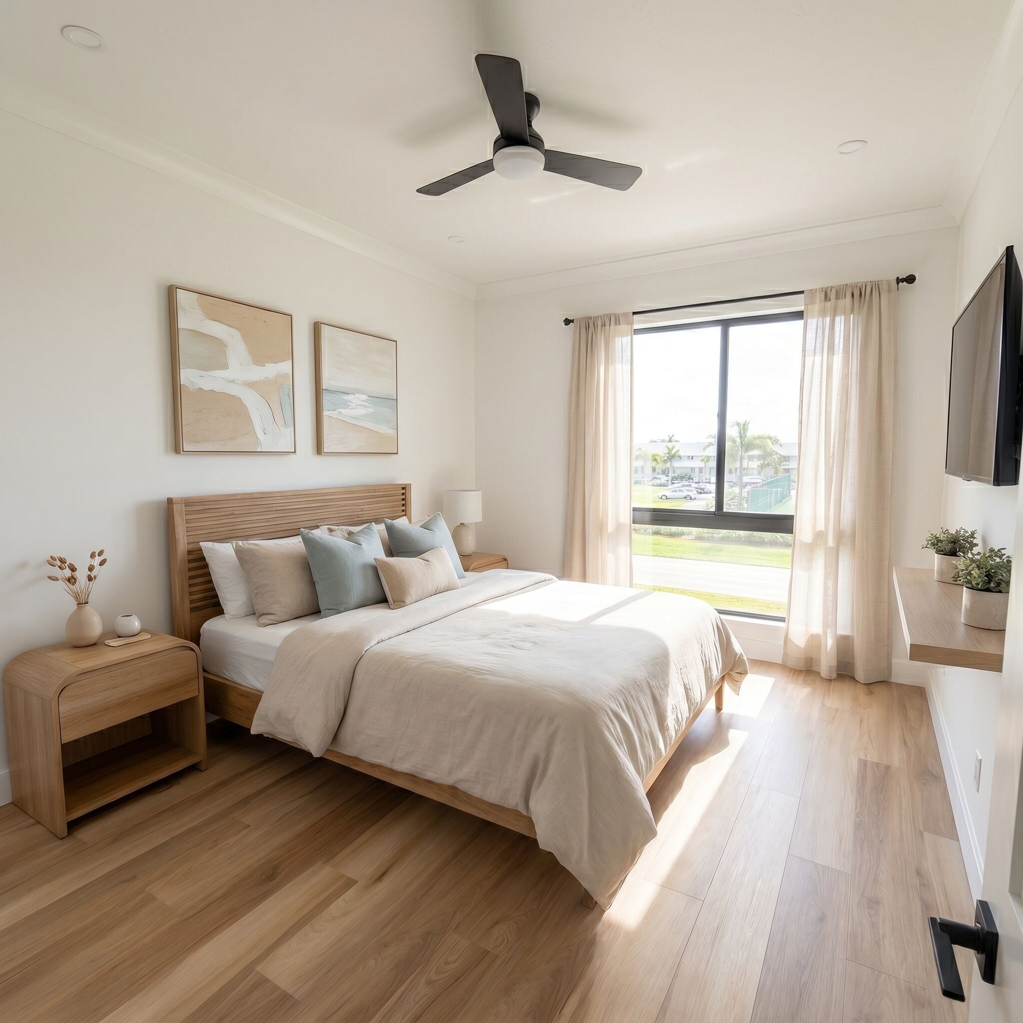 3 bedrooms, desk, iron/ironing board, free WiFi