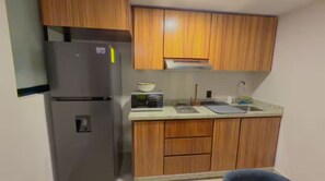Private kitchen - Apartment steps away from the sea, Your refuge in Pinitos Beach (Mazatlán)
