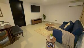 Living area - Apartment steps away from the sea, Your refuge in Pinitos Beach (Mazatlán)