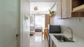Condo, 1 phòng ngủ, phù hợp cho người khuyết tật, sân hiên | Nội thất