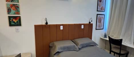 1 chambre, fer et planche Ă repasser, Wi-Fi, draps fournis