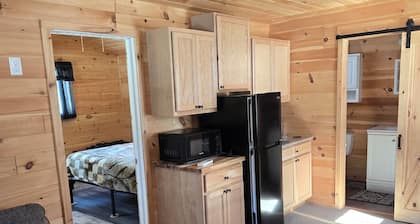 Cozy 1-bedroom private cabin with AC and heat. Minutes to Sacanadaga Lake