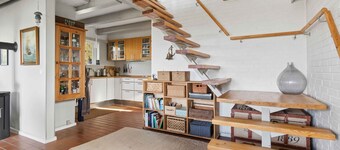 Holiday home in the forest with sea view