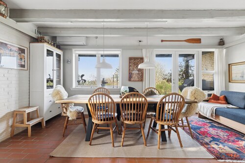 Holiday home in the forest with sea view