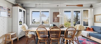Holiday home in the forest with sea view