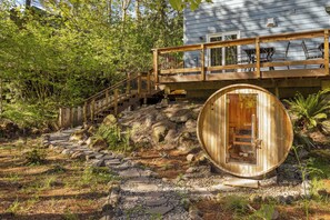 Exterior - Riverfront retreat with panoramic river and forest views (Rhododendron)