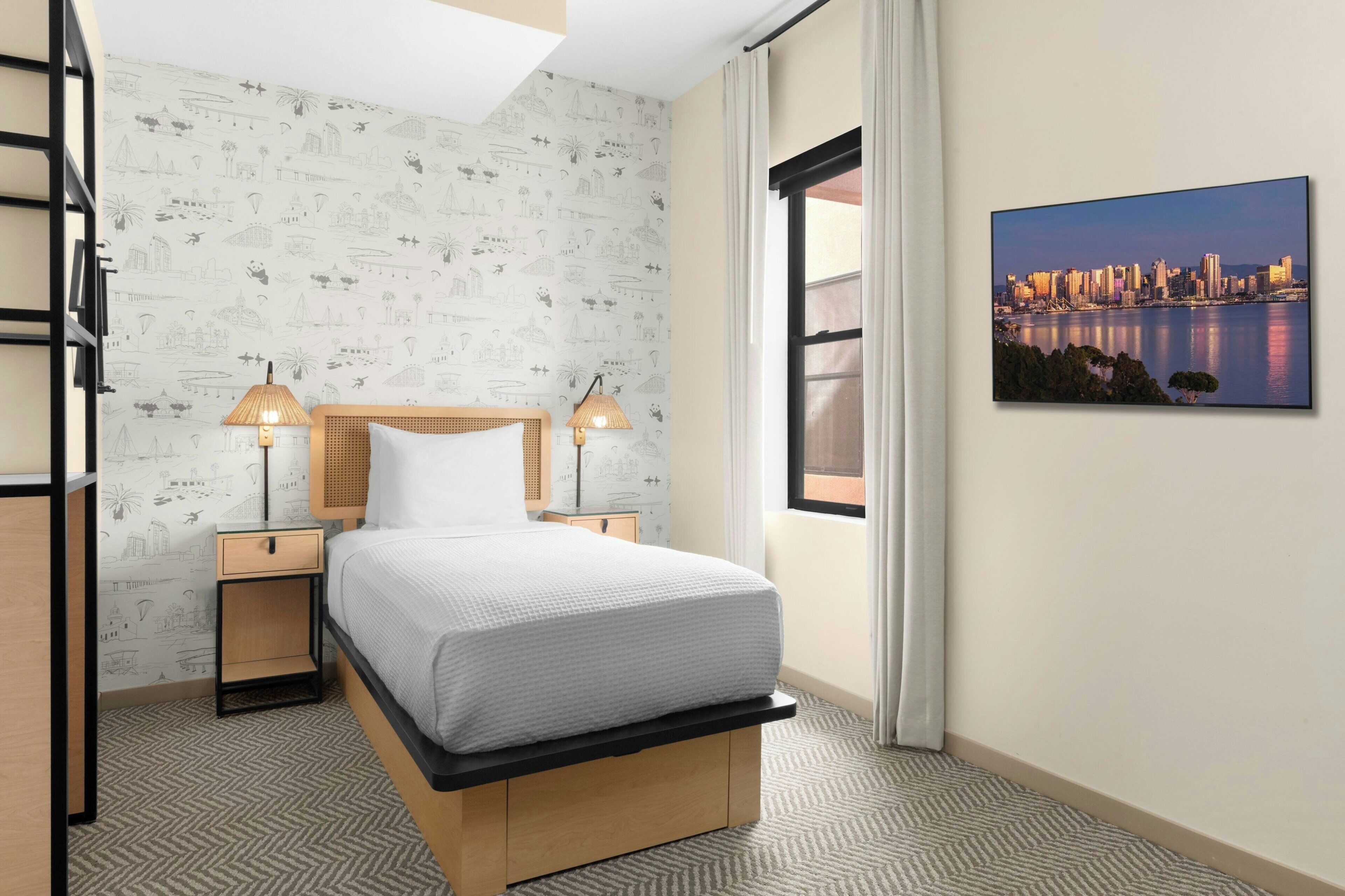 ルーム シングルベッド 1 台