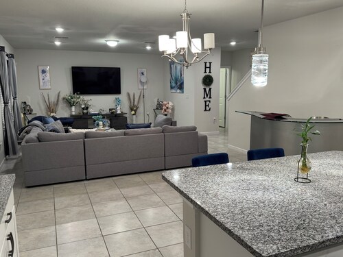 Modern 3BR Home w/ Open Floor Plan, Huge Yard & Security System – Move-In Ready