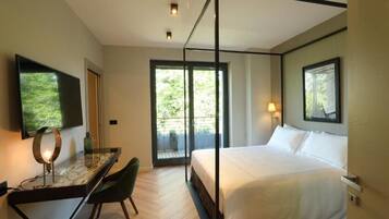 Apartment, Gartenblick