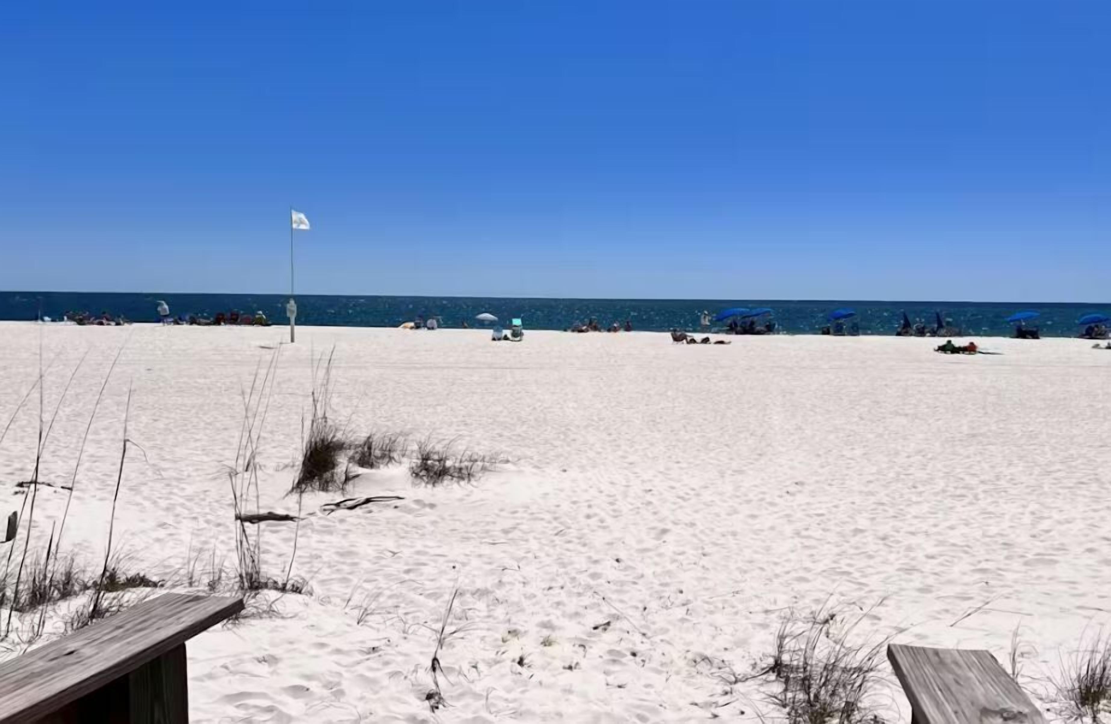 Una spiaggia nelle vicinanze
