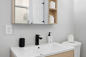 Hair dryer, towels