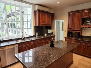 Private kitchen - Harveys Lake Year Round Stunning Views and Lakefront Water Access! (Harveys Lake)