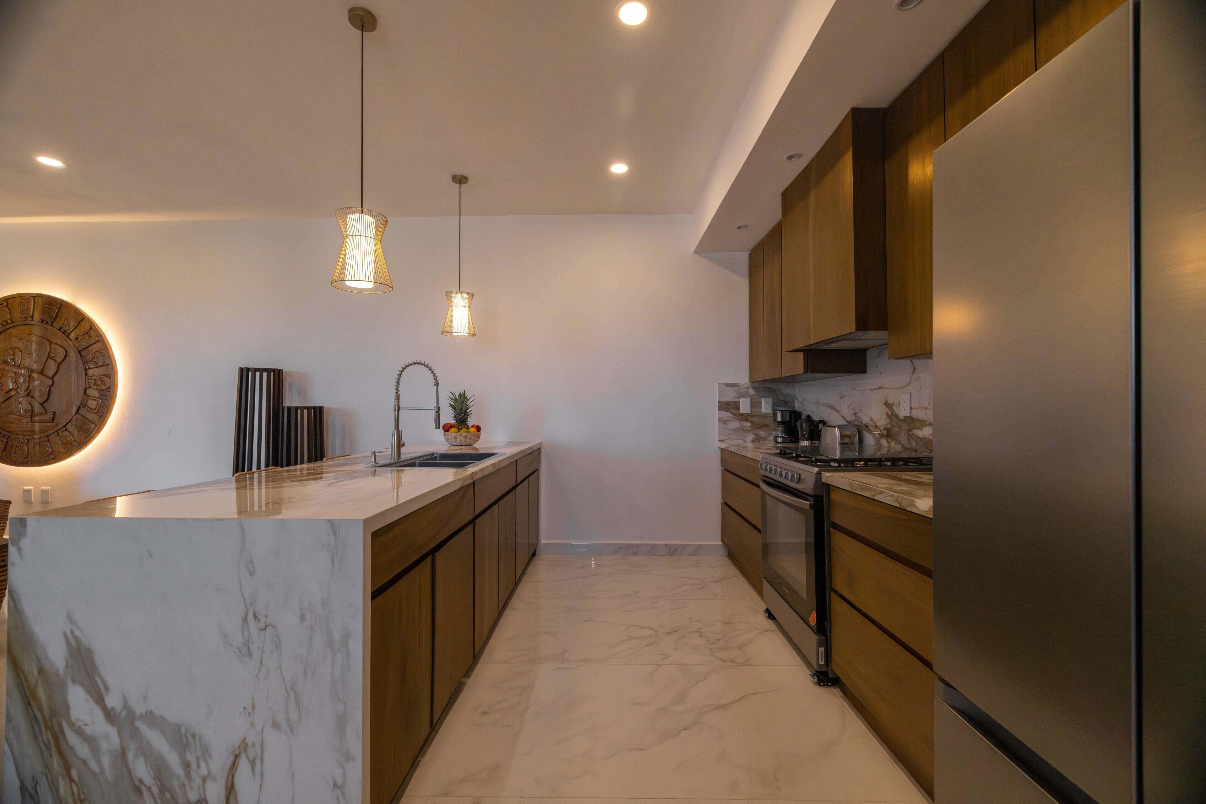 Luxury Studio, City View | Private kitchen