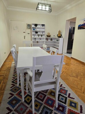 Dining - 2-bedroom apartment in marvelous Heliopolis with AC , WIFI and all needs . (Heliopolis)