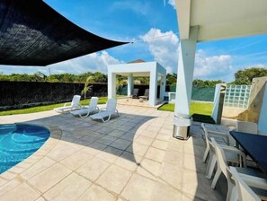 Outdoor dining - New house in Altamar 2, near the Hotel Solei (Puerto San José)