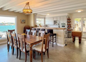 Dining - On the Water + Dock & Large Deck in Bel Marin Keys (Novato)