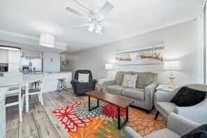 TV - Island Sunrise 667 | Beachfront | Pool | Low-Density | Heart of Gulf Shores | My Beach Getaways (Gulf Shores)