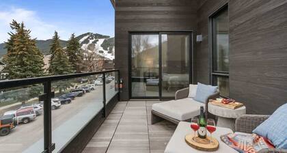 Abode at Sky View, rooftop hot tub, walk to town