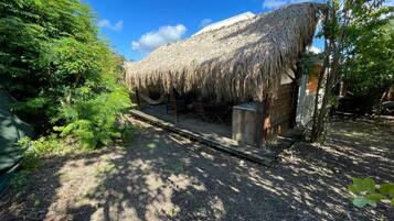 Classic-lejlighed - udsigt til have | Udendørsområde