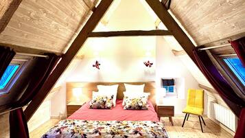3 chambres, fer et planche à repasser, Wi-Fi, draps fournis