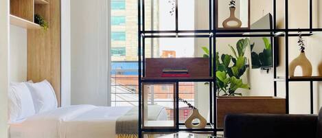 1 bedroom, iron/ironing board, Internet, bed sheets