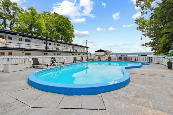 Seasonal outdoor pool