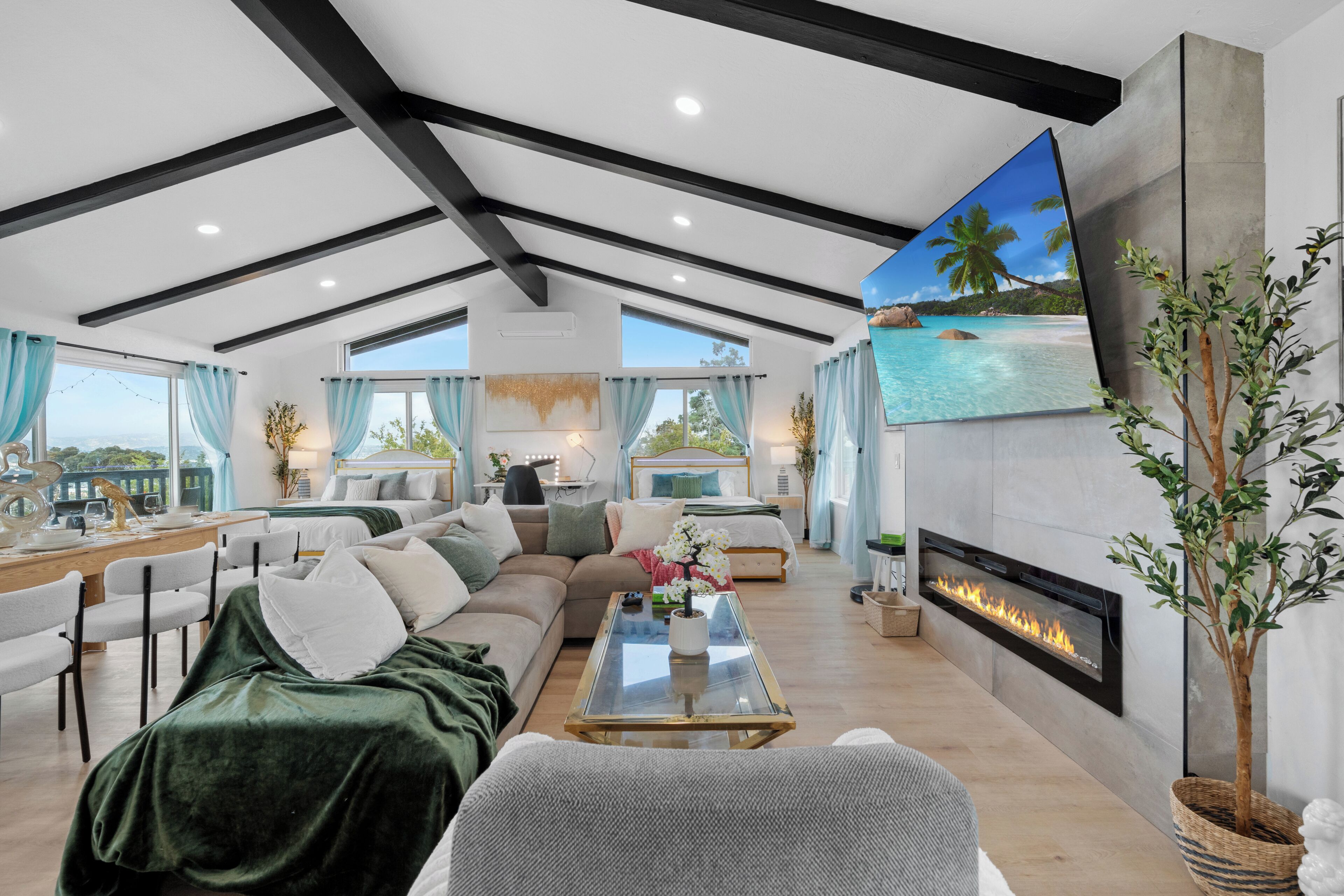 Smart TV, video games, books, music library