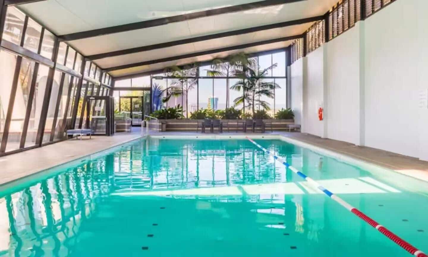 Indoor pool, outdoor pool