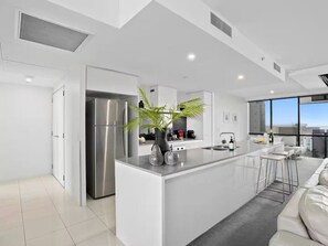 Apartamento, 2 quartos, para não fumantes, sacada | Cozinha privada