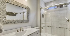 Dusche, Haartrockner, Seife