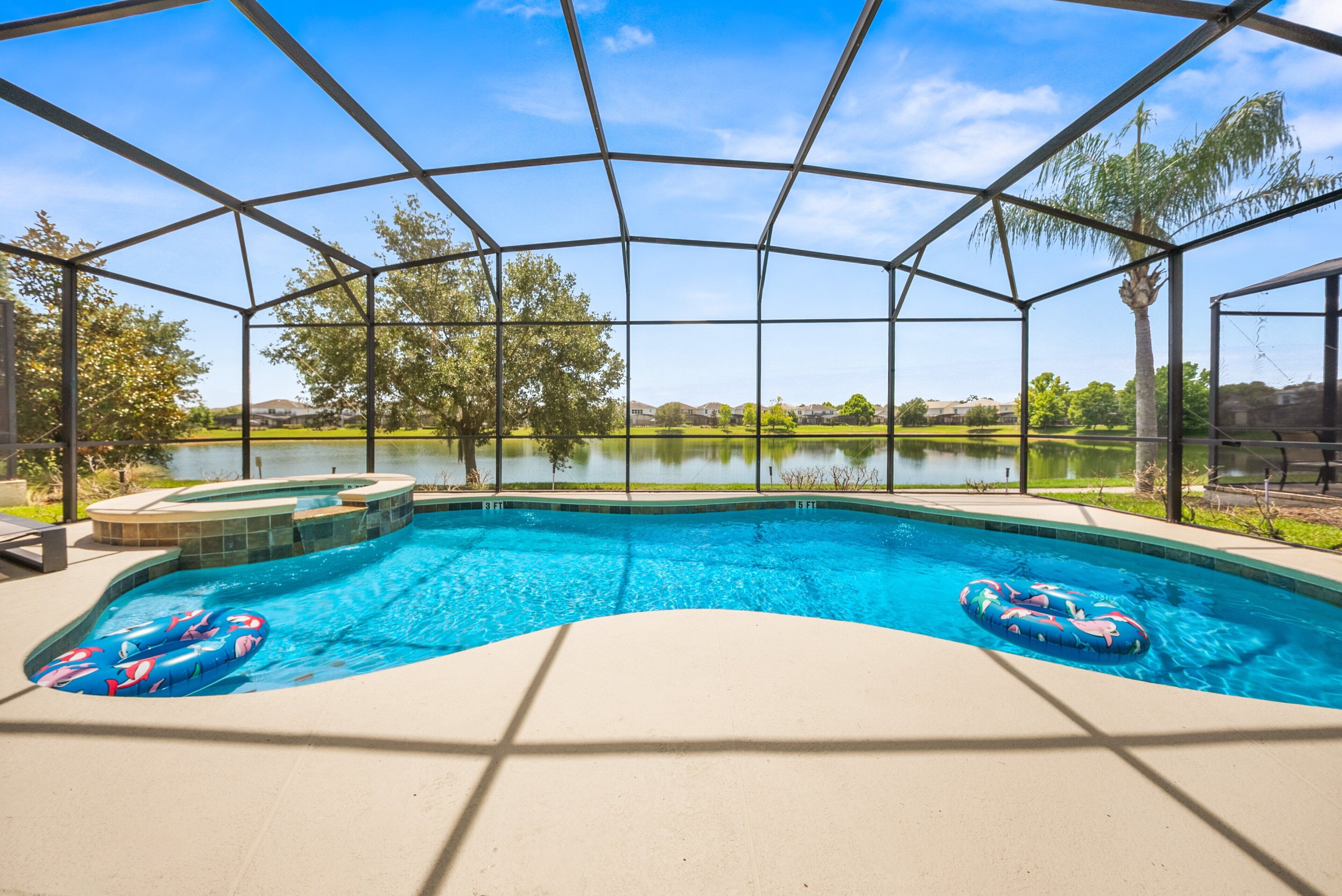 Indoor pool, a heated pool