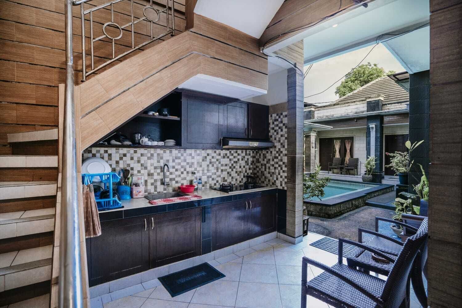 Quarto casal luxo, vista para a piscina | Parte interna