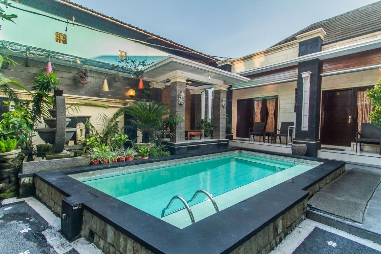 Chambre Double Deluxe, vue piscine | Piscine