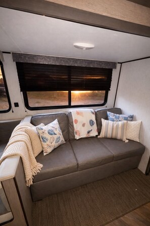 TV - Beachfront RV Port Aransas Beach 2022 Prowler (Port Aransas)