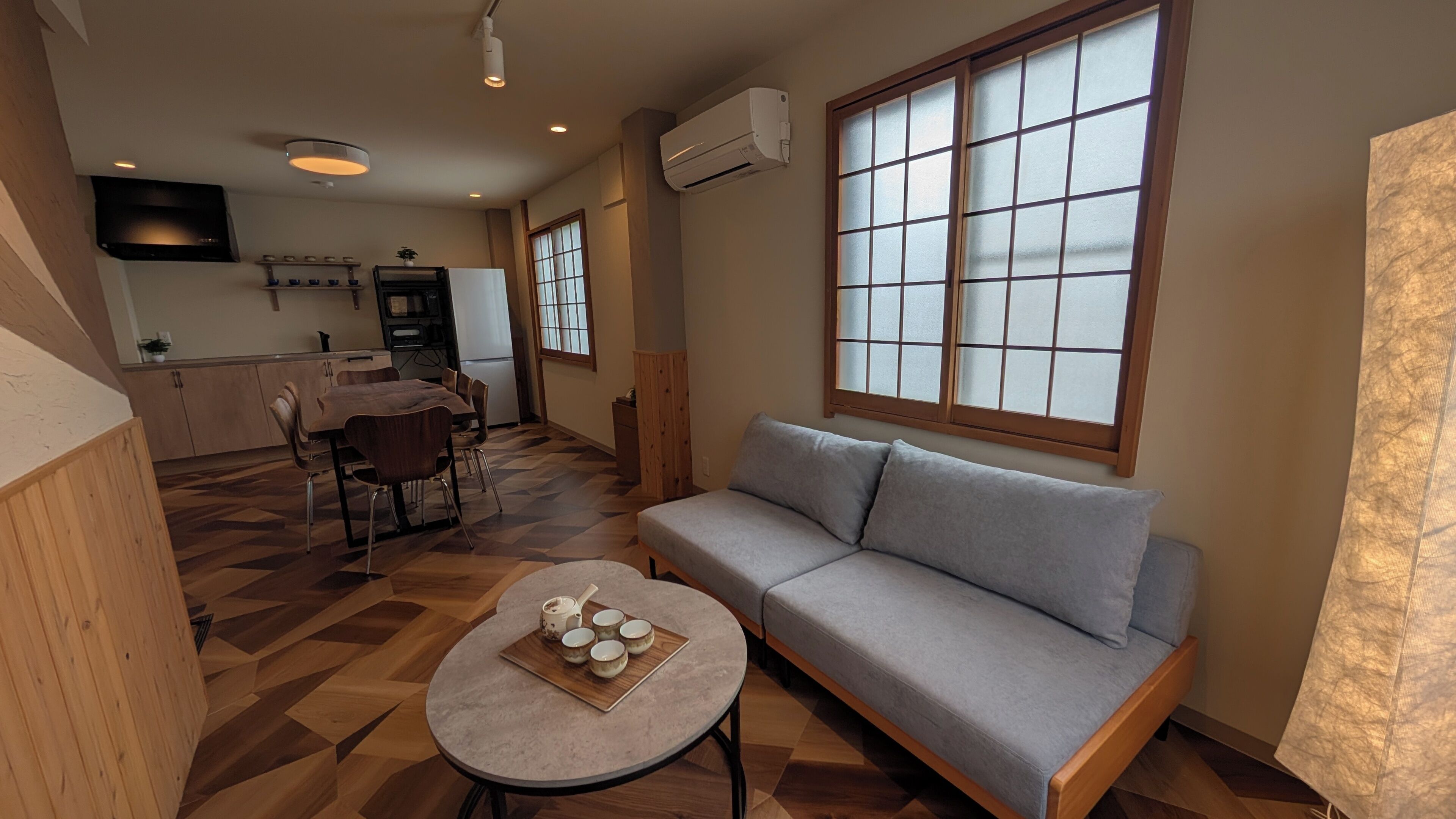 Luxury House, Balcony | Living area | 80-inch TV with digital channels