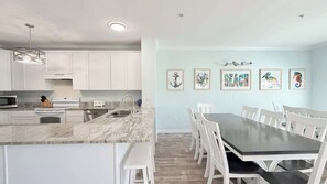 Fridge, microwave, oven, stovetop - Beautiful 7BR Beach House • Pool • Walk to Beach (North Myrtle Beach)