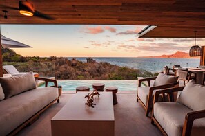 Outdoor dining - Luxury Iyari Villa Inside Punta Mita Ocean View (Corral del Risco)