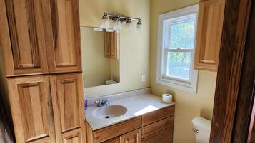 Towels, soap, toilet paper
