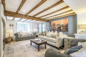 Fernseher, Kamin