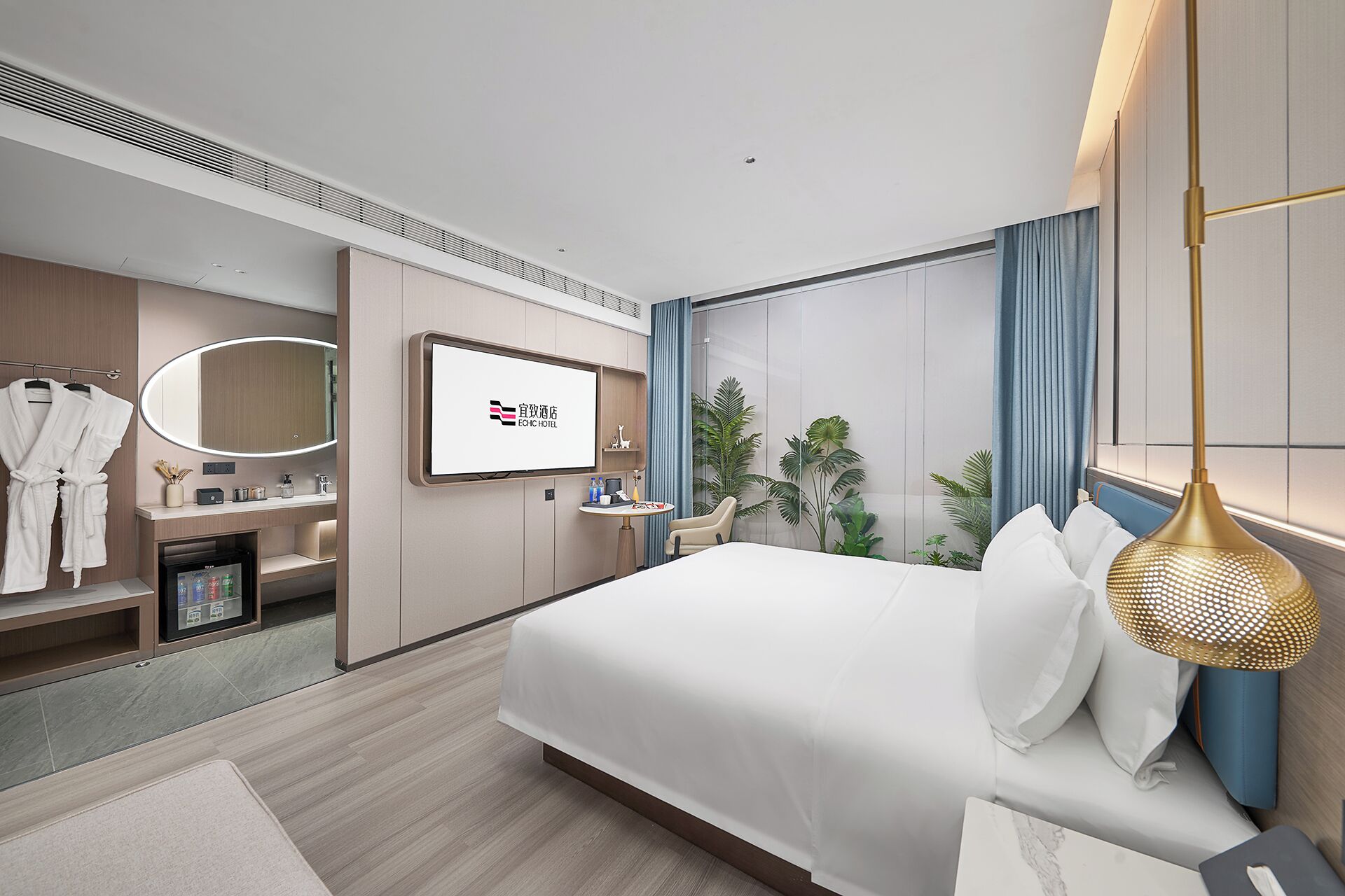 特色双人房, 无窗