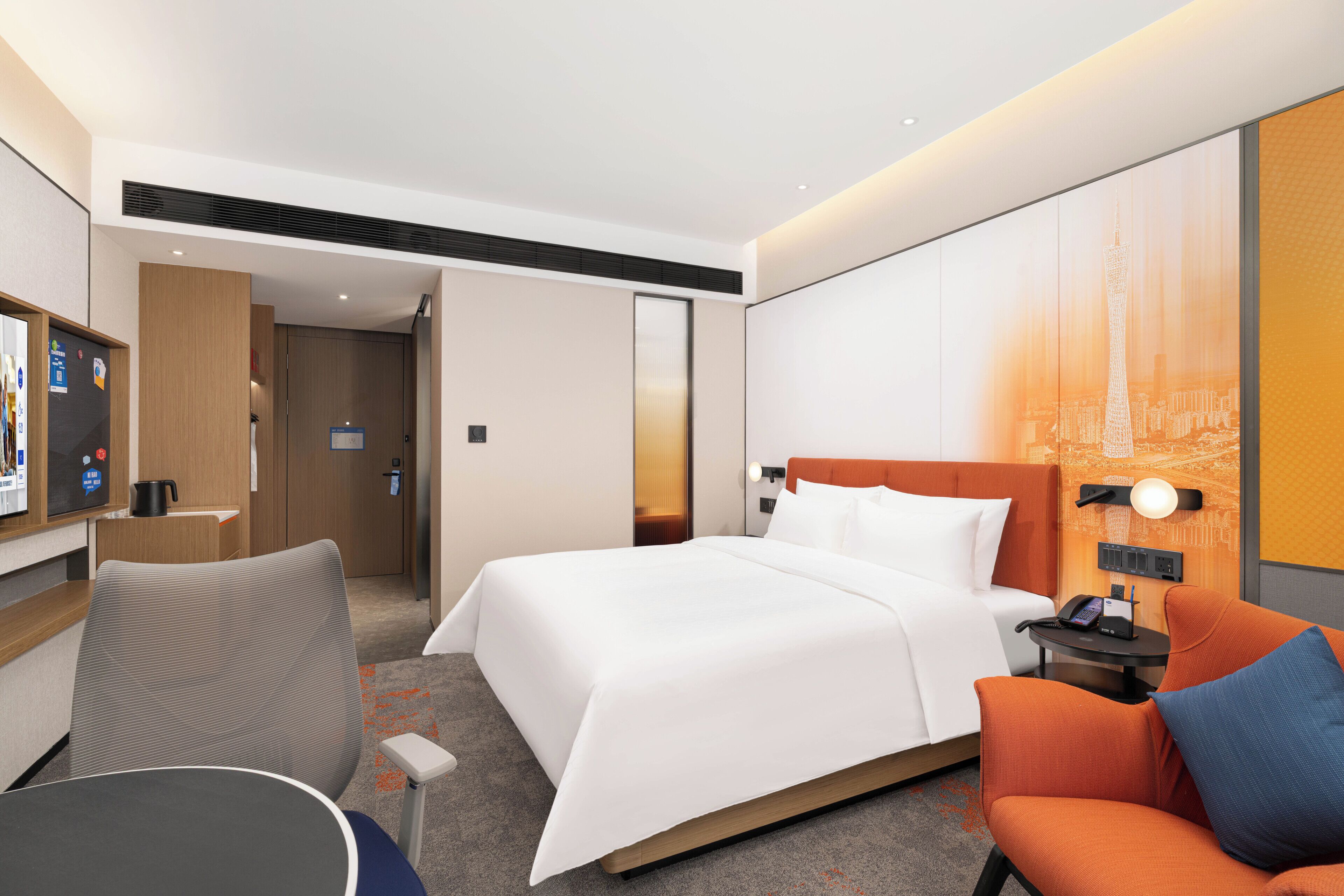 Basic Single Room, City View